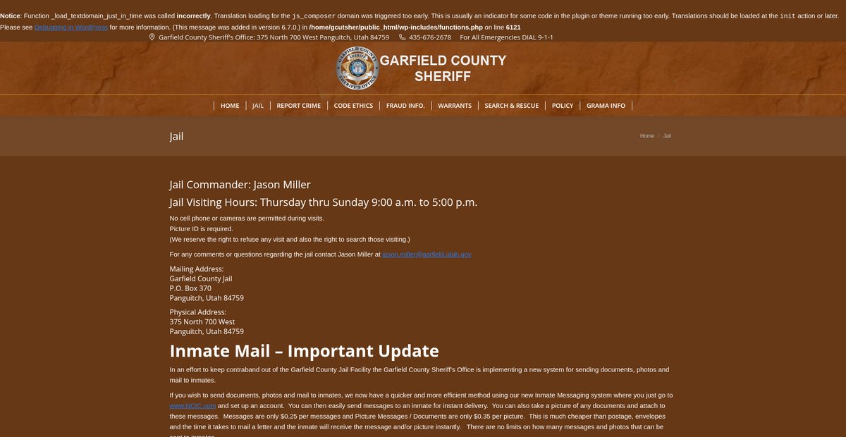 Preview of gcutsheriff.com