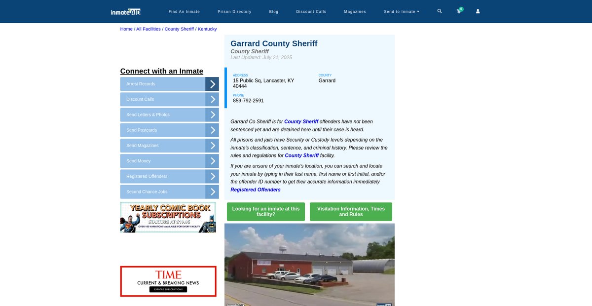 Preview of inmateaid.com