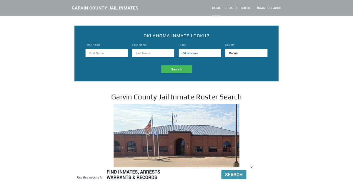 Preview of garvinjailroster.org