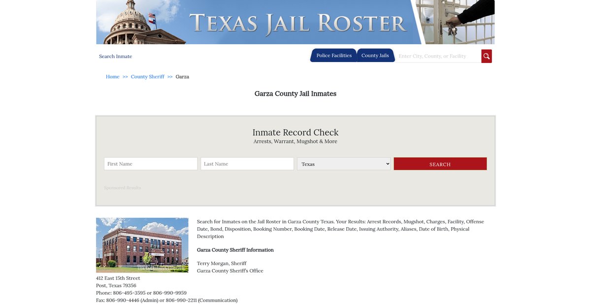 Preview of texasjailroster.com