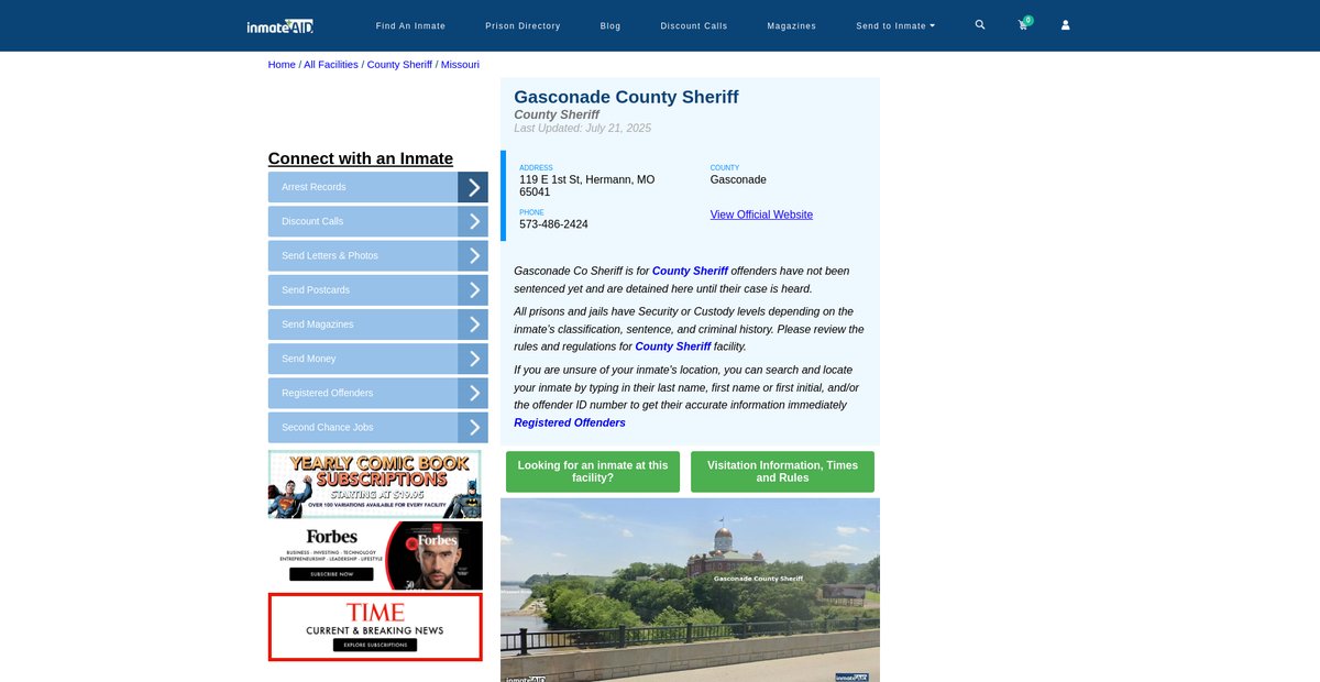Preview of inmateaid.com