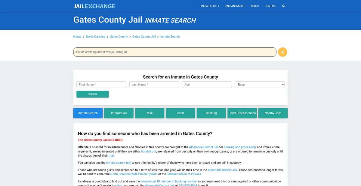 Preview of jailexchange.com