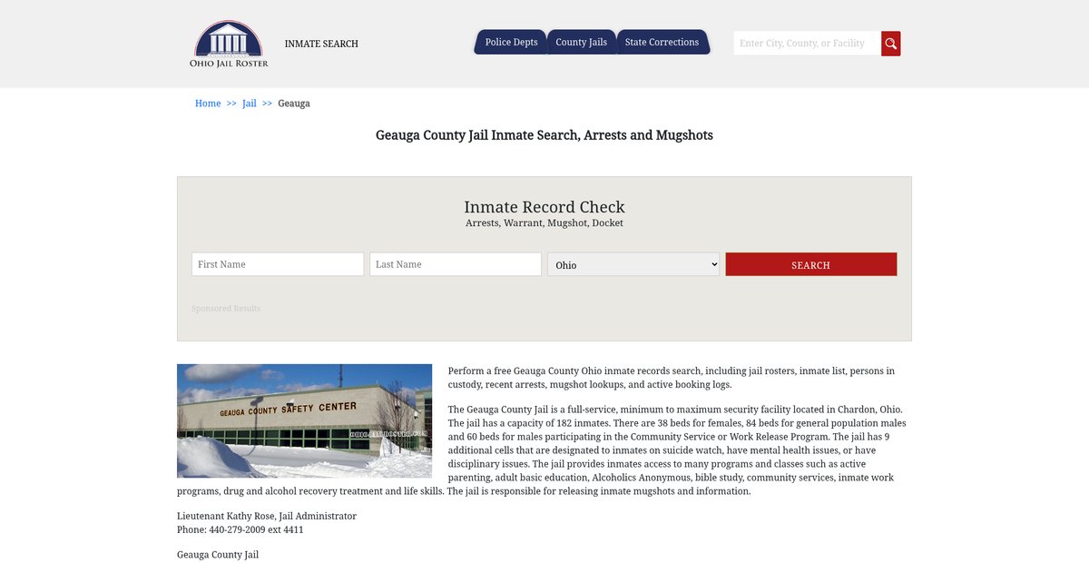 Preview of ohiojailroster.com