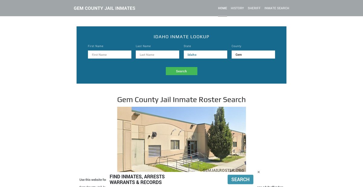 Preview of gemjailroster.org