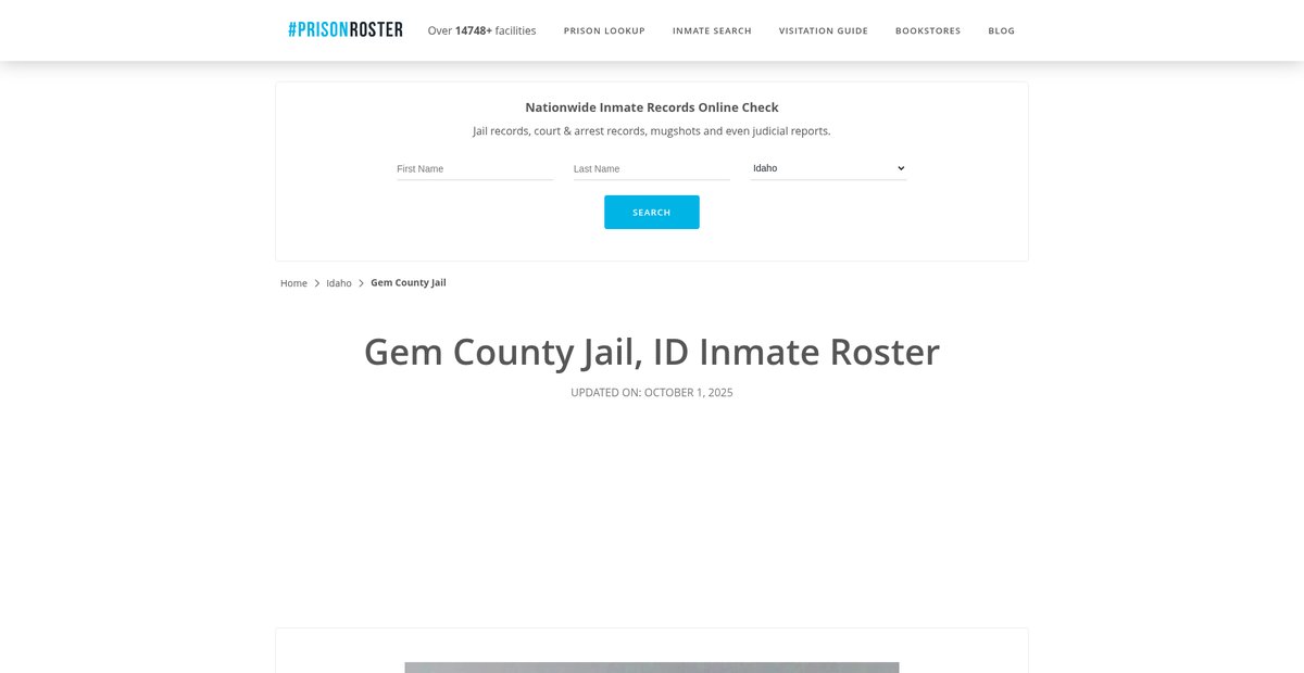 Preview of prisonroster.com