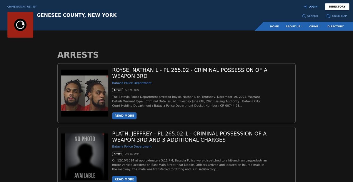 Preview of crimewatch.net