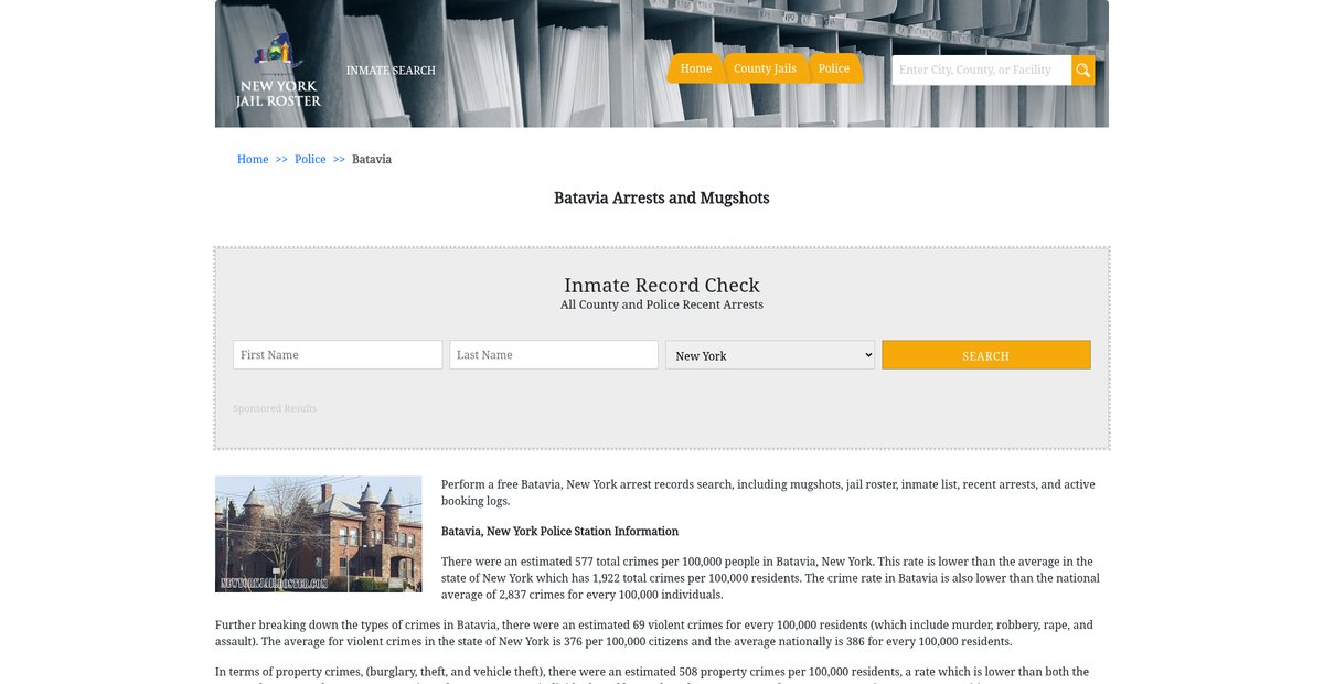 Preview of newyorkjailroster.com