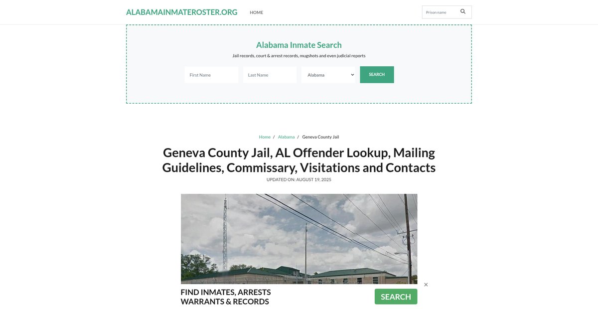 Preview of alabamainmateroster.org