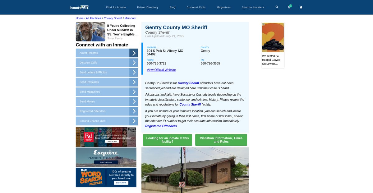 Preview of inmateaid.com