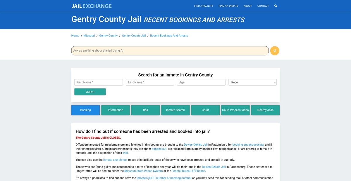 Preview of jailexchange.com