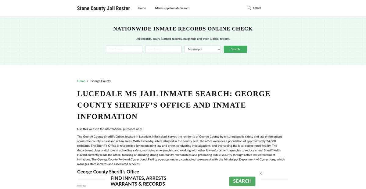 Preview of stonecountygov.com