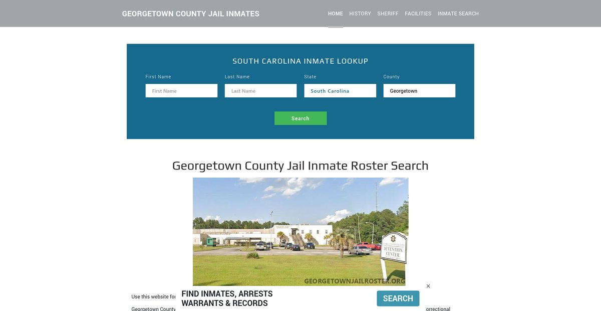 Preview of georgetownjailroster.org