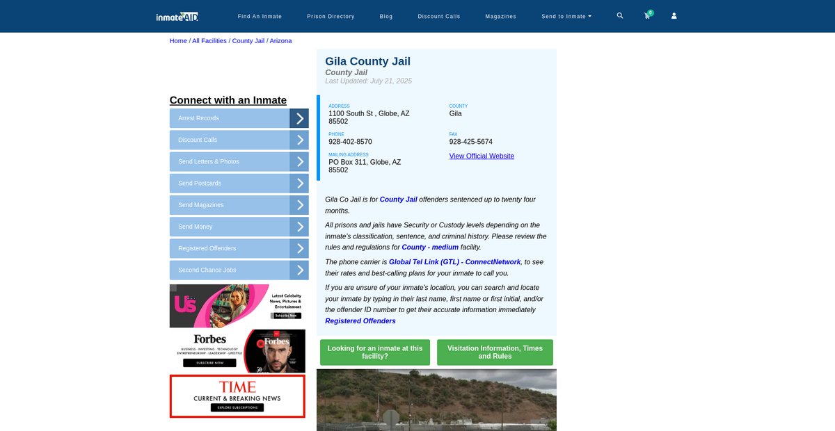 Preview of inmateaid.com