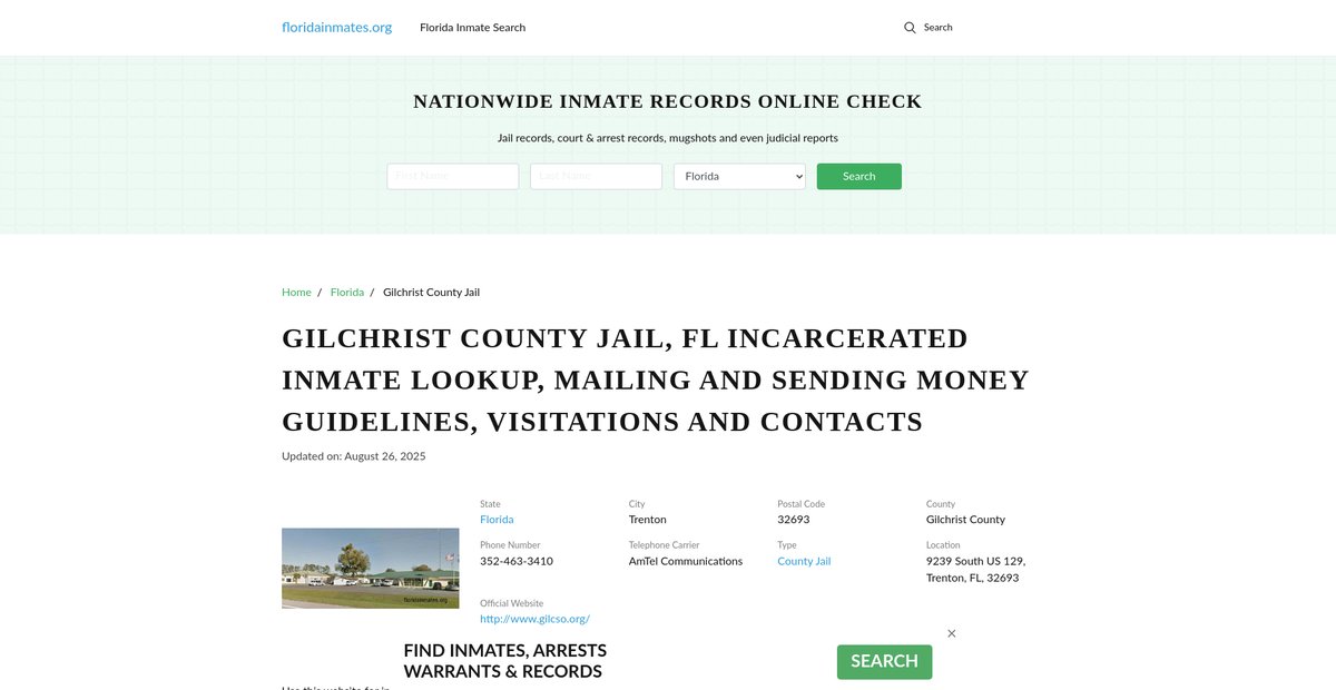 Preview of floridainmates.org