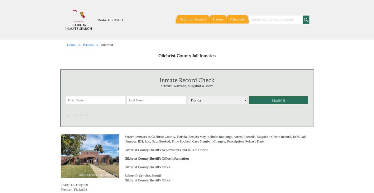 Preview of floridainmatesearch.net