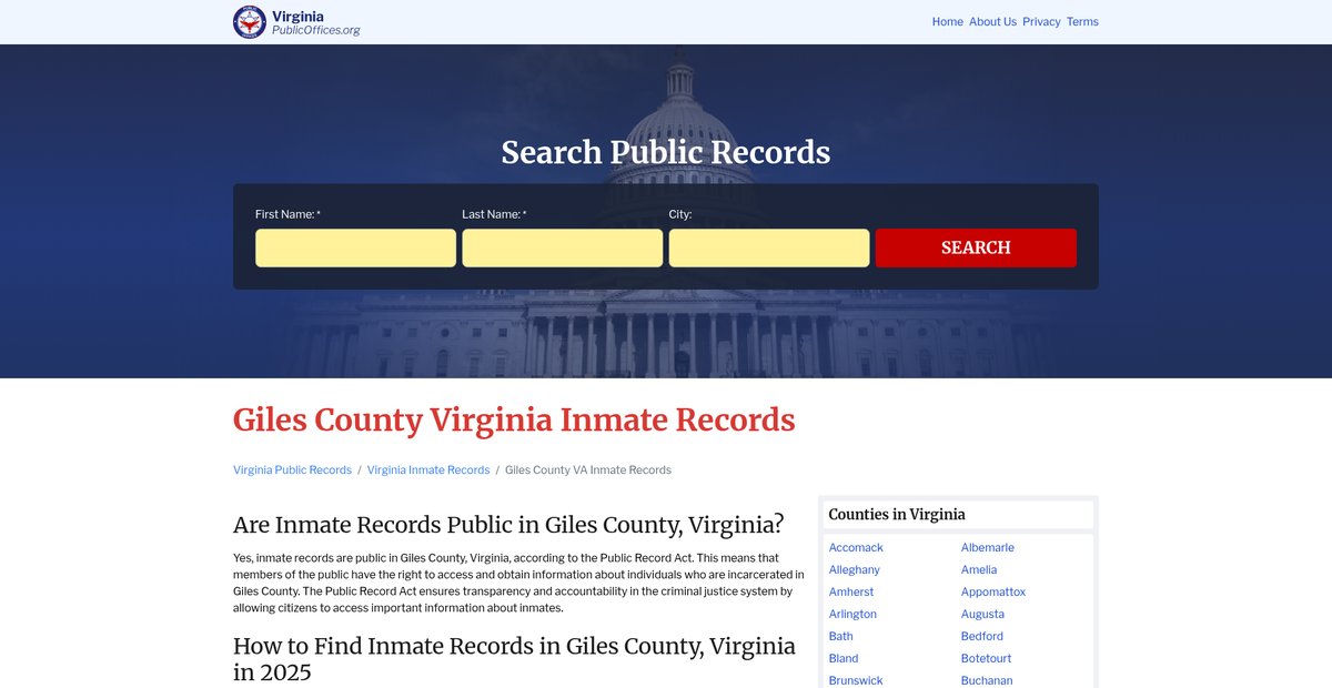 Preview of virginia.publicoffices.org
