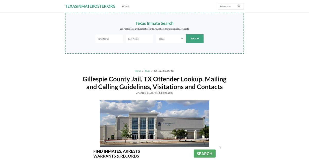 Preview of texasinmateroster.org