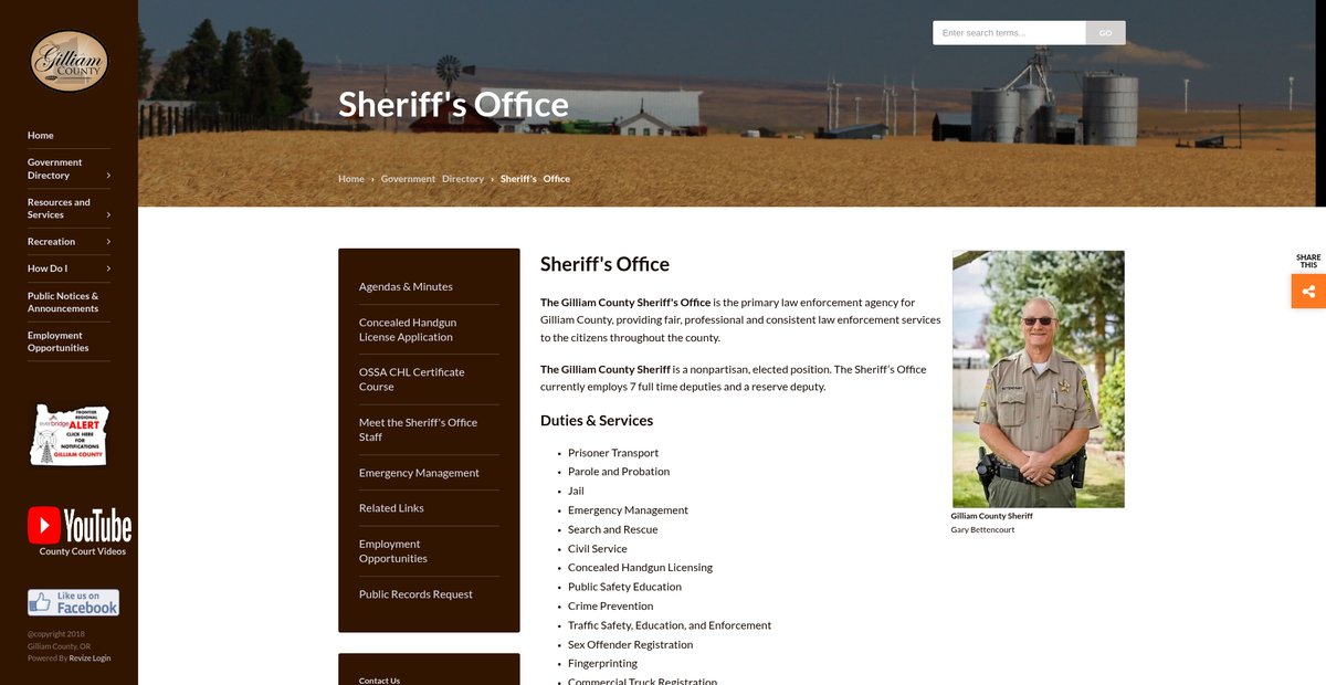 Preview of gilliamcountyor.gov