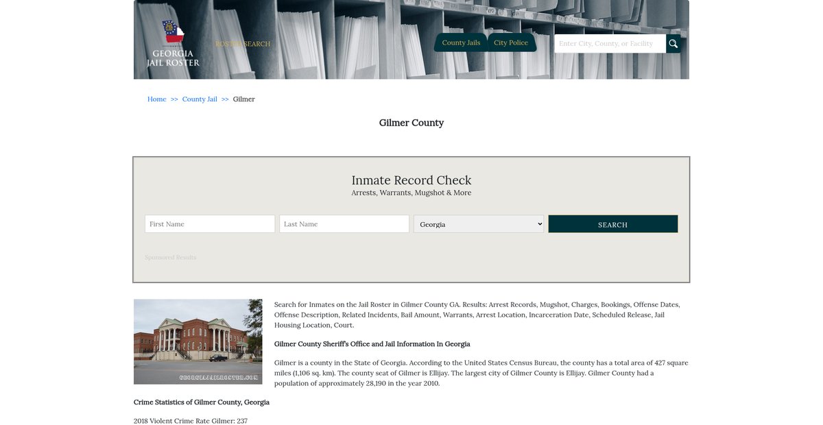 Preview of georgiajailroster.com