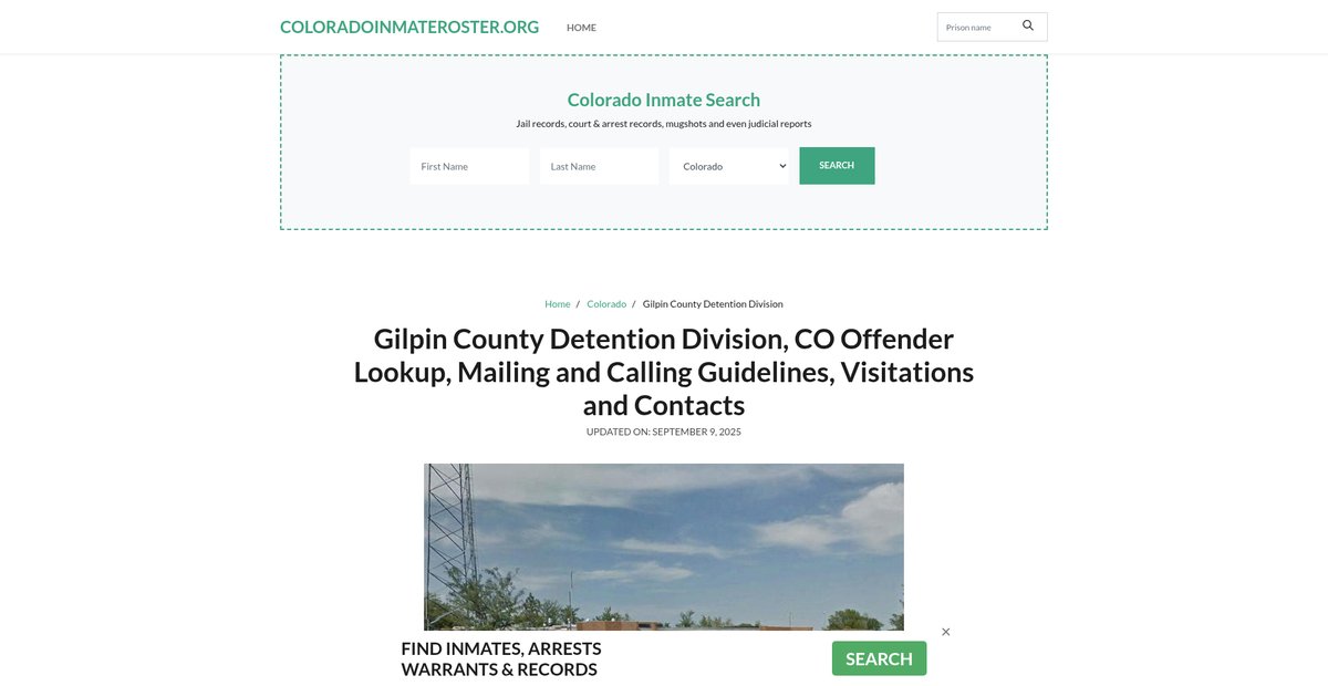 Preview of coloradoinmateroster.org