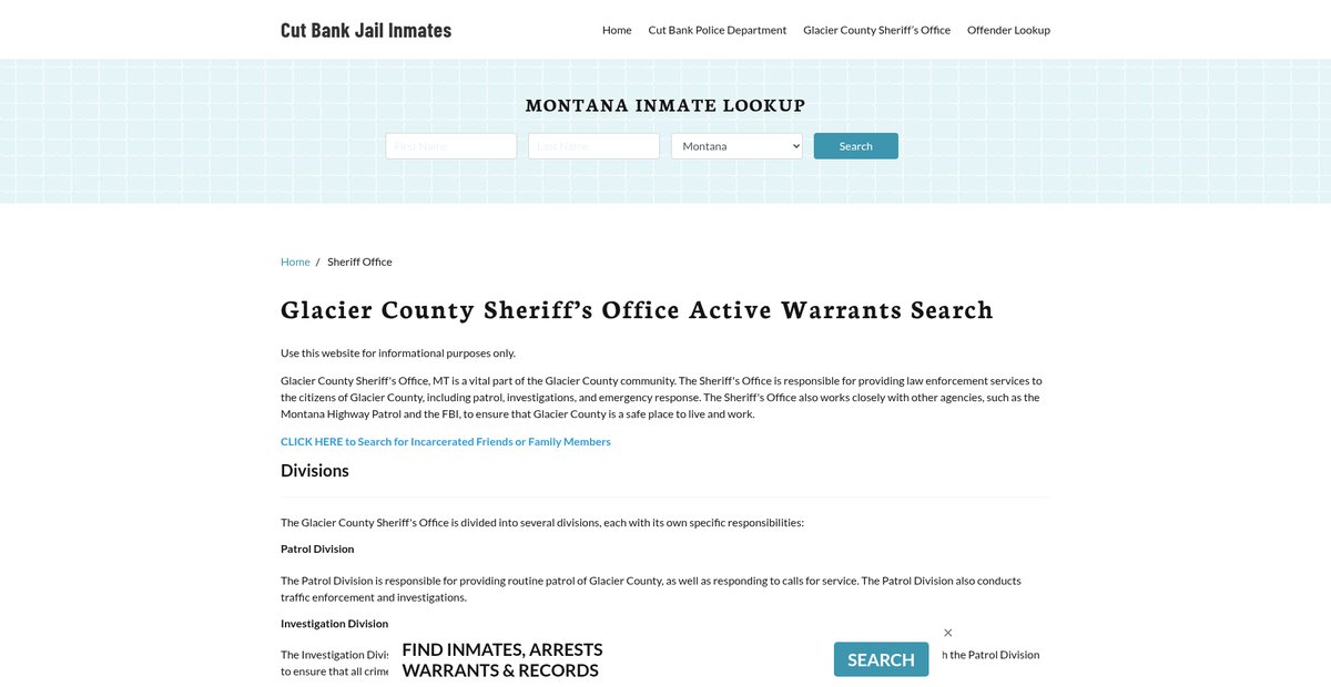 Preview of cutbankjail.org