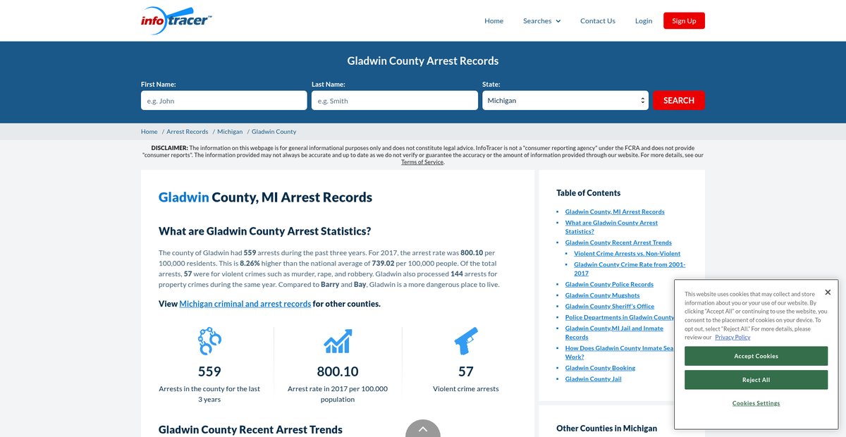 Preview of infotracer.com