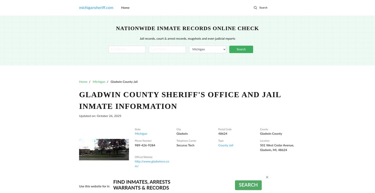 Preview of michigansheriff.com