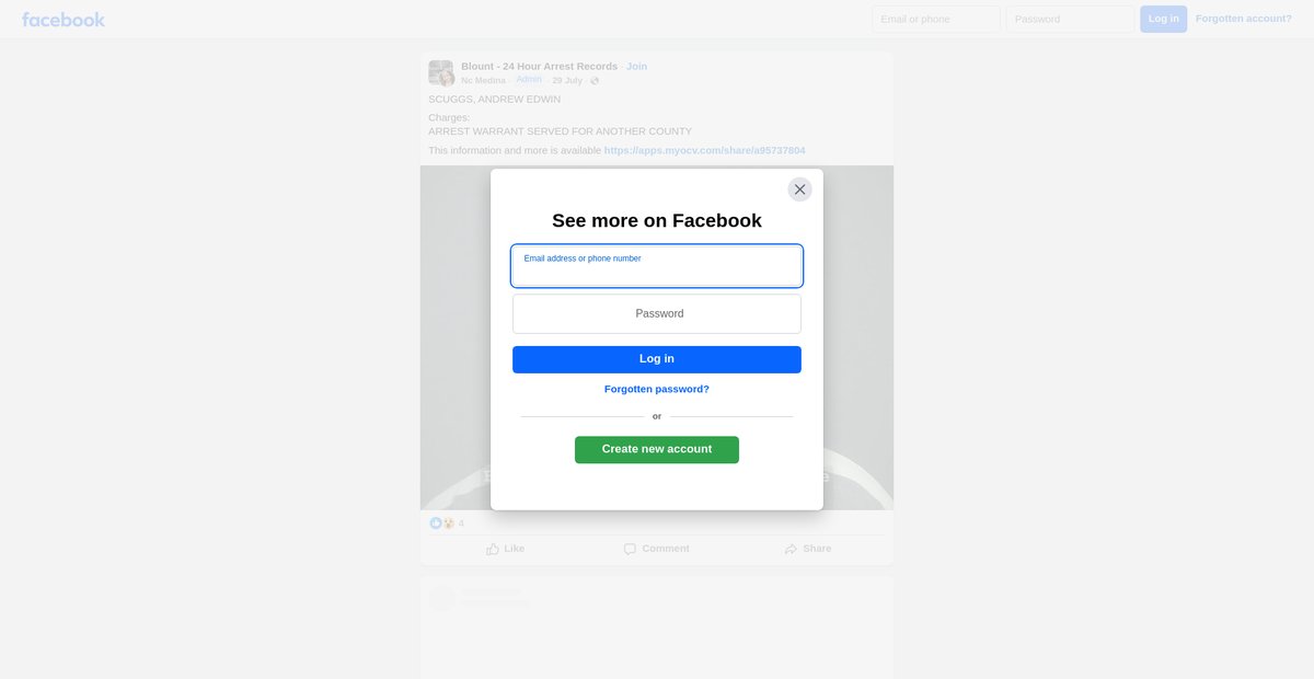 Preview of facebook.com
