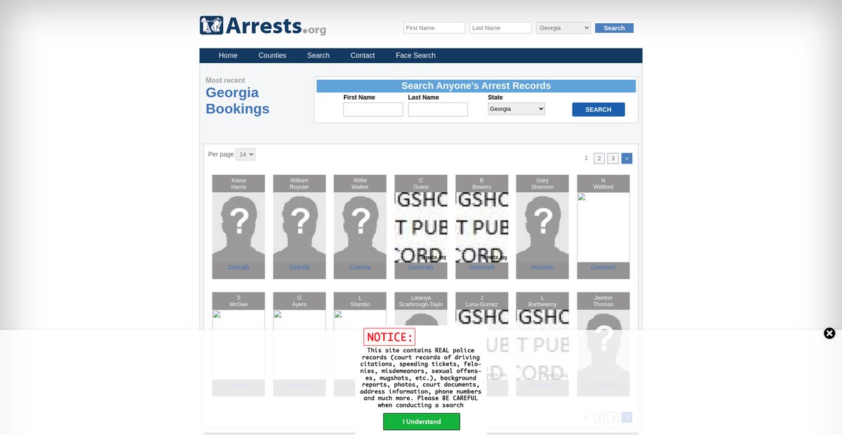 Preview of georgia.arrests.org