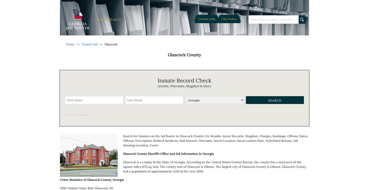 Preview of georgiajailroster.com
