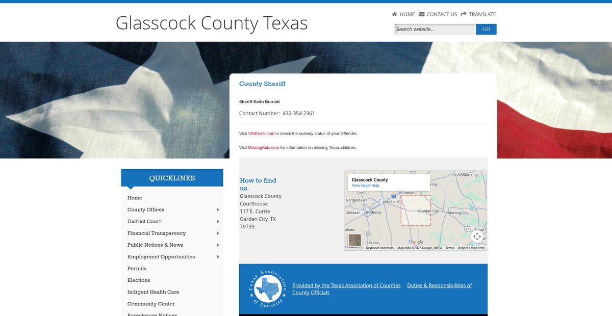 Preview of co.glasscock.tx.us