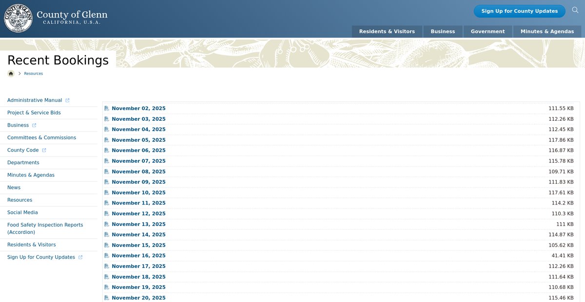 Preview of countyofglenn.net