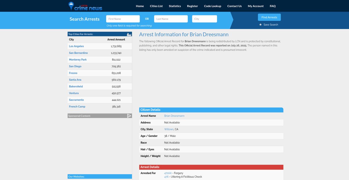 Preview of localcrimenews.com