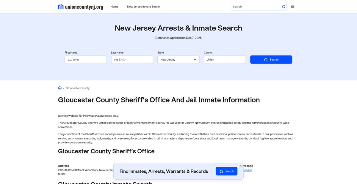 Preview of unioncountynj.org