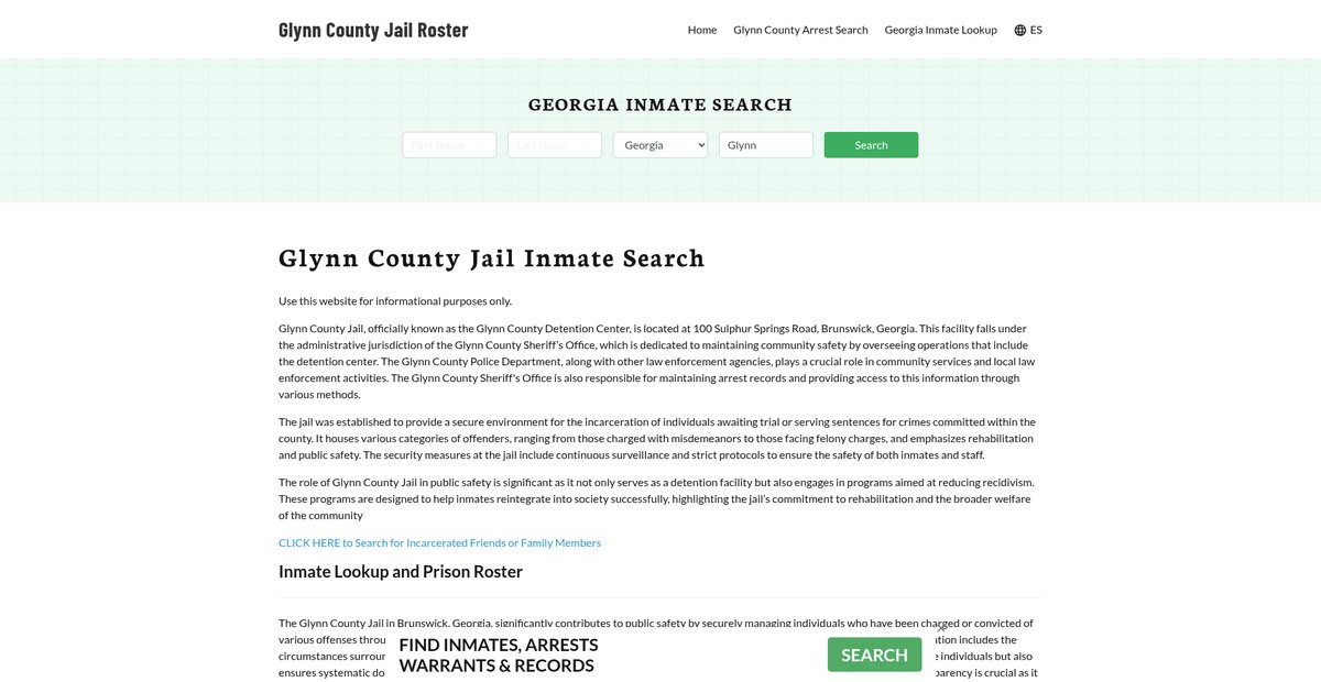Preview of glynncountyjail.org