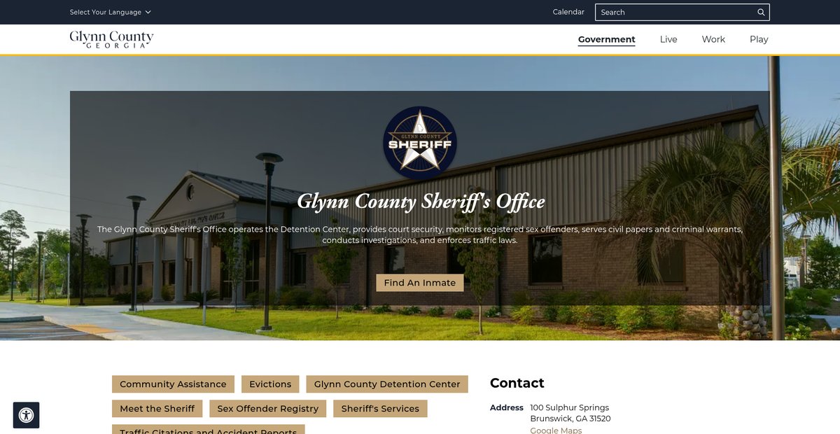 Preview of glynncountysheriff.org