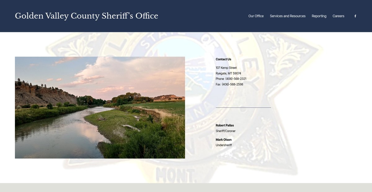 Preview of goldenvalleycountysheriffsoffice.org