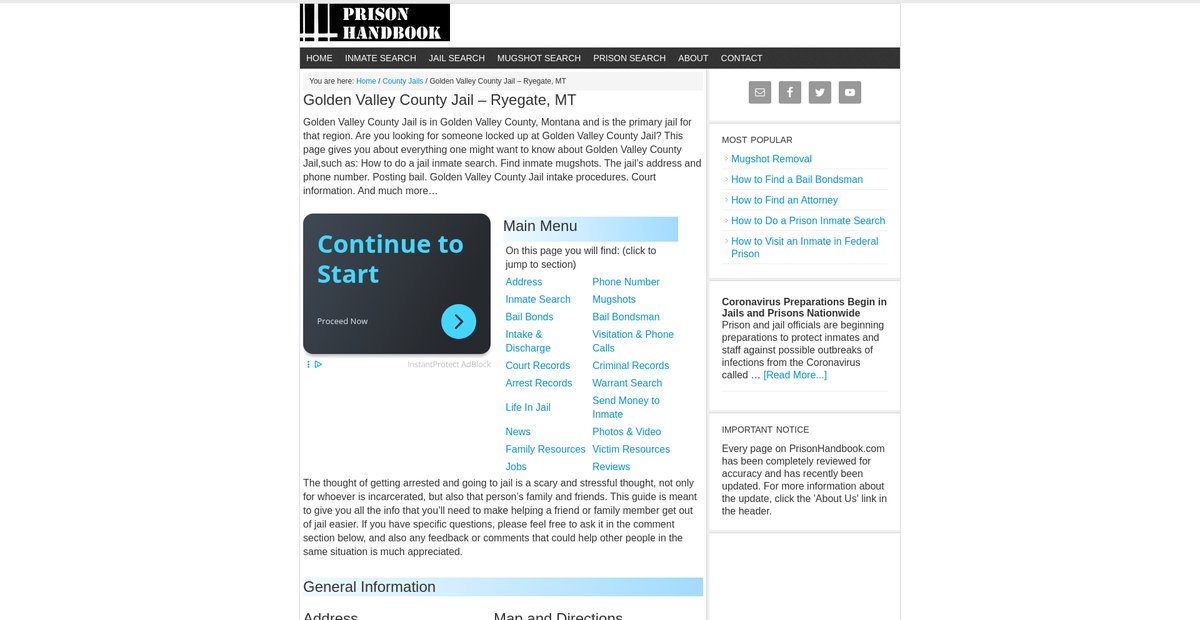 Preview of prisonhandbook.com