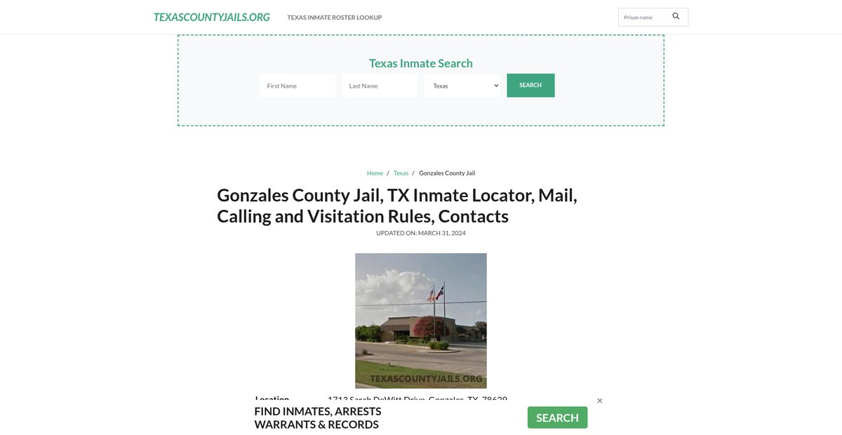 Preview of texascountyjails.org