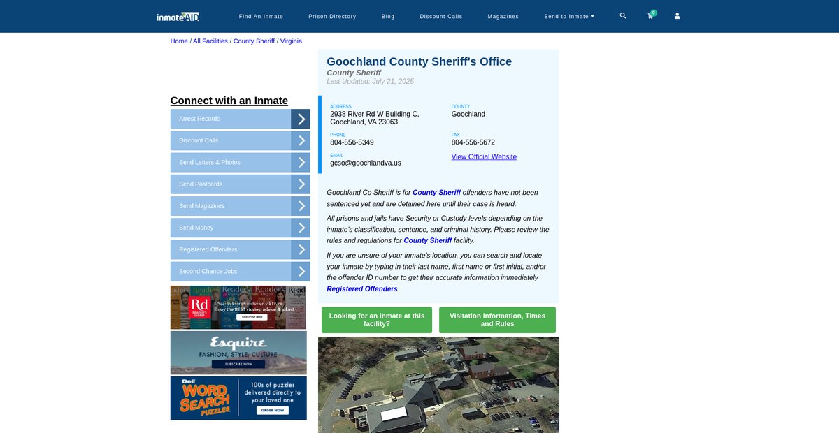 Preview of inmateaid.com