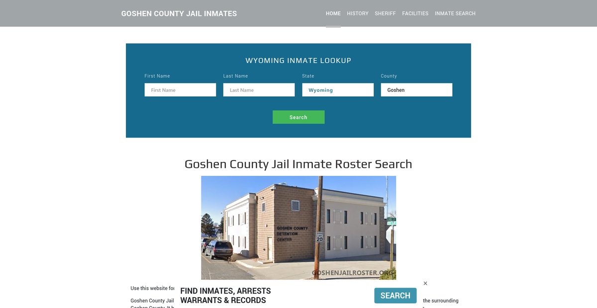 Preview of goshenjailroster.org