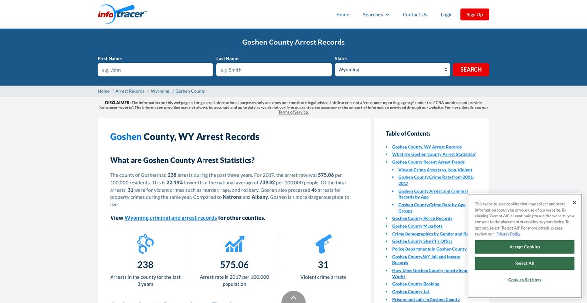 Preview of infotracer.com