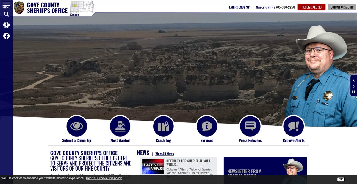 Preview of govecountykssheriff.org