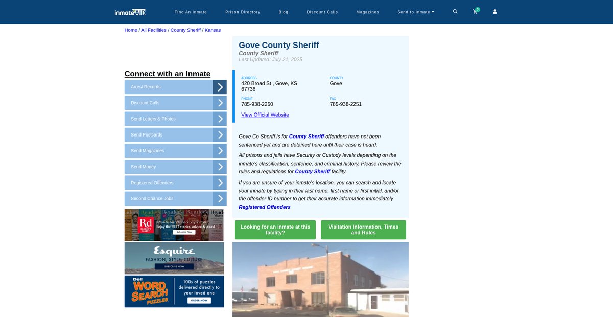Preview of inmateaid.com