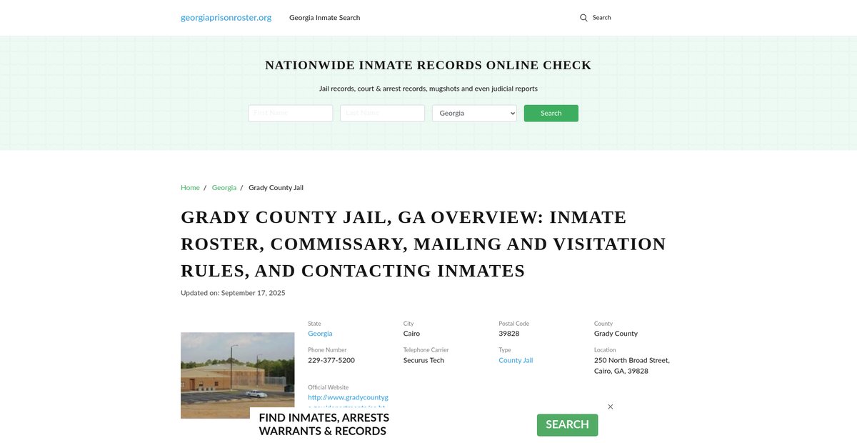 Preview of georgiaprisonroster.org