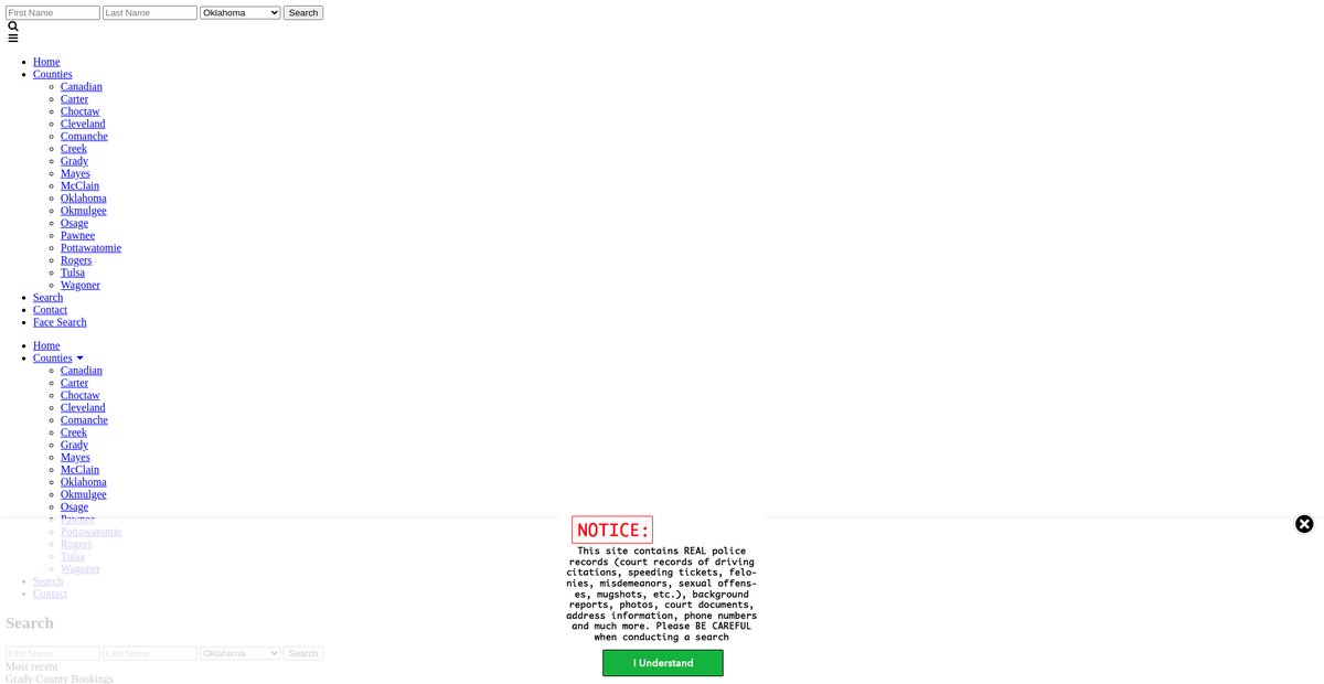 Preview of oklahoma.arrests.org