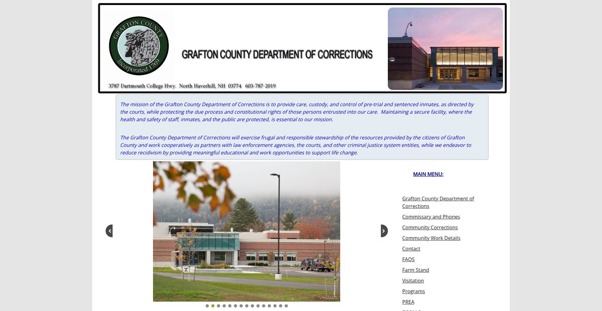 Preview of graftoncountynhdoc.us