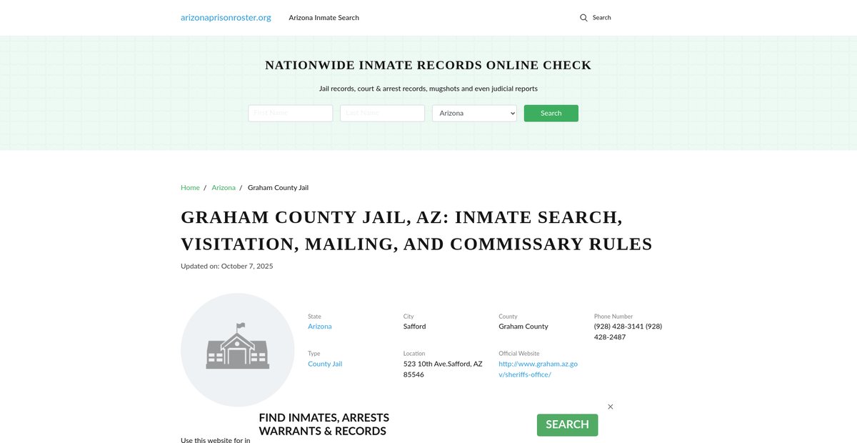 Preview of arizonaprisonroster.org