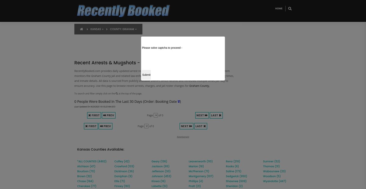 Preview of recentlybooked.com