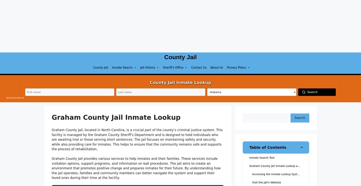 Preview of graham.countyjail.org